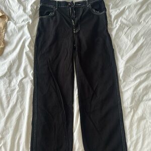 reformation women’s black jeans
